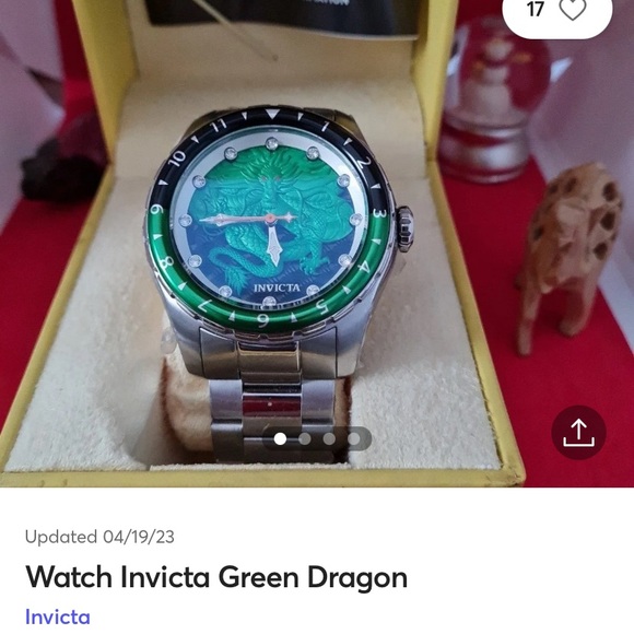 Brand New Invicta Green Dragon Watch - Picture 1 of 3